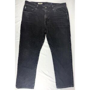 AG Adriano Goldschmied Jeans Corduroy Pants 36x27 The Graduate Tailored Leg Gray